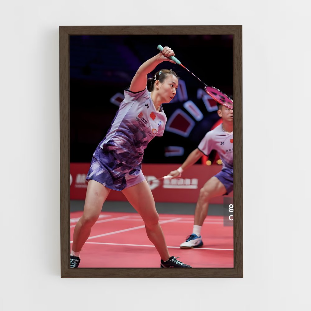 Poster Duel à Hong Kong – affiche Badminton (vue 5)